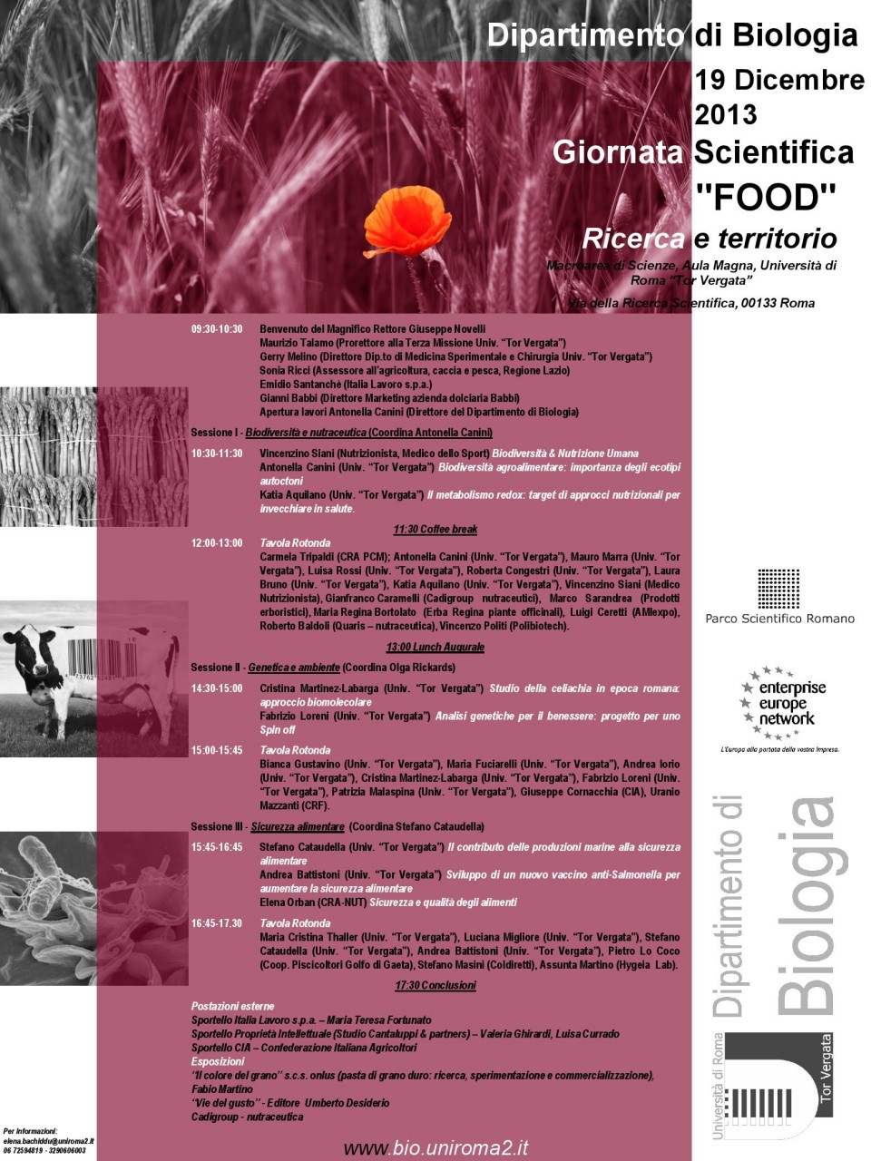 RICERCA E TERRITORIO - LA GIORNATA FOOD A BIOLOGIA